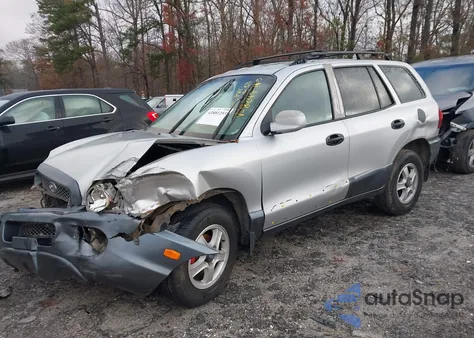 2003 Hyundai Santa Fe from USA, damaged, VIN KM8SB12B03U418249